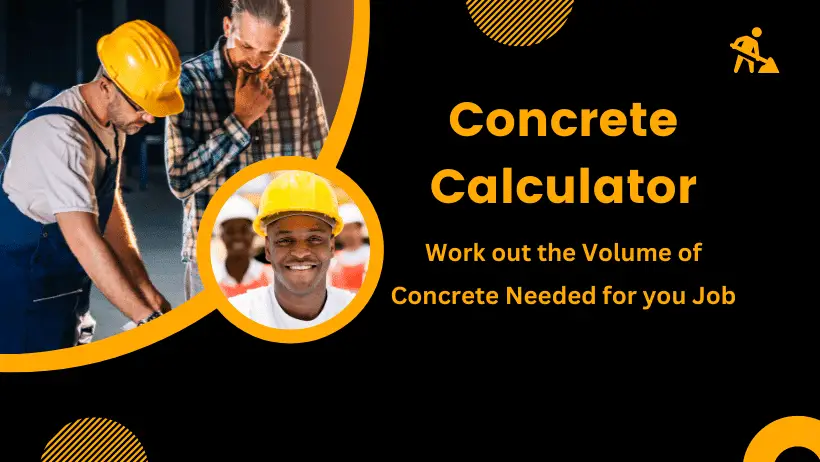 Concrete Calculator for the volume of footings