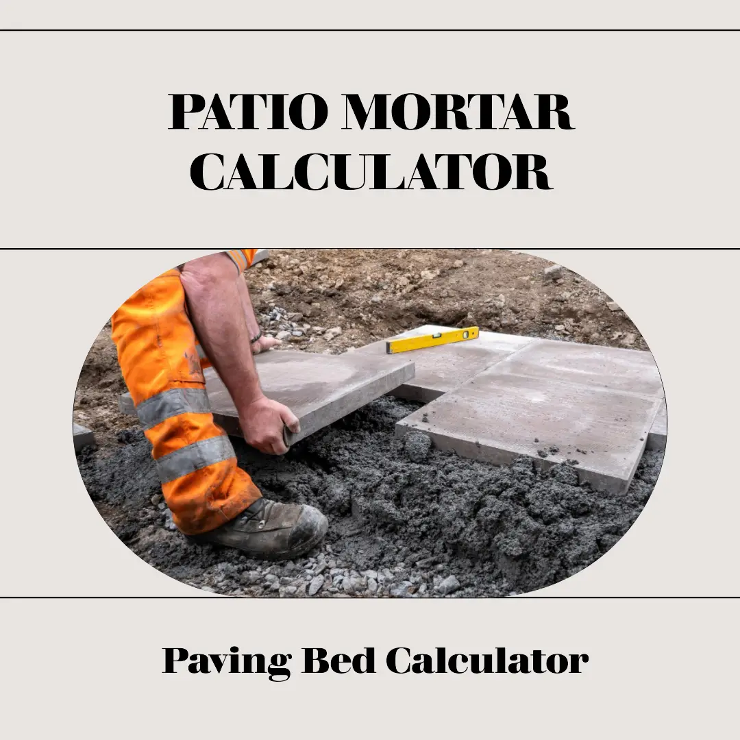 Paving Bed Calculator