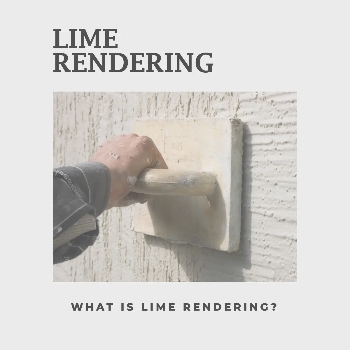 what is lime rendering